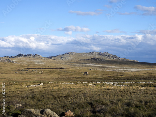 The inhospitable landscape of Stanley Island, Falkland Islands - Malvinas