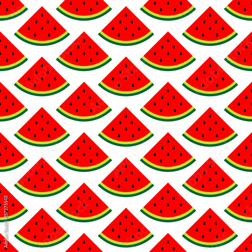 Seamless Melon Pattern Quarter Pieces Color