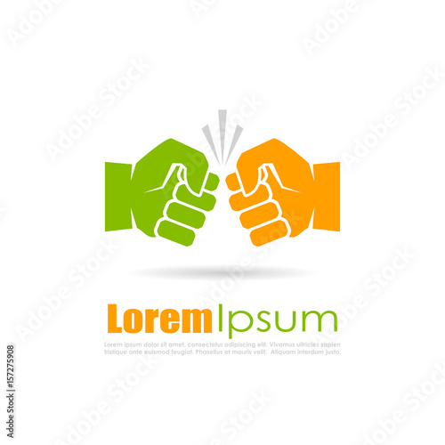 Boxing sport vector logo