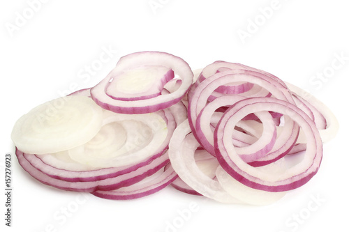 Sliced onion rings