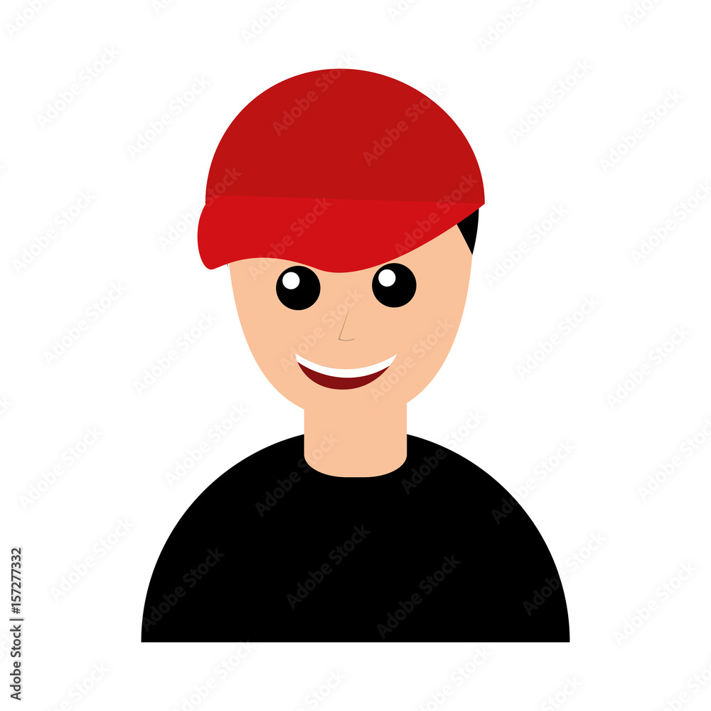 little boy avatar character vector illustration design little boy avatar character vector illustration design