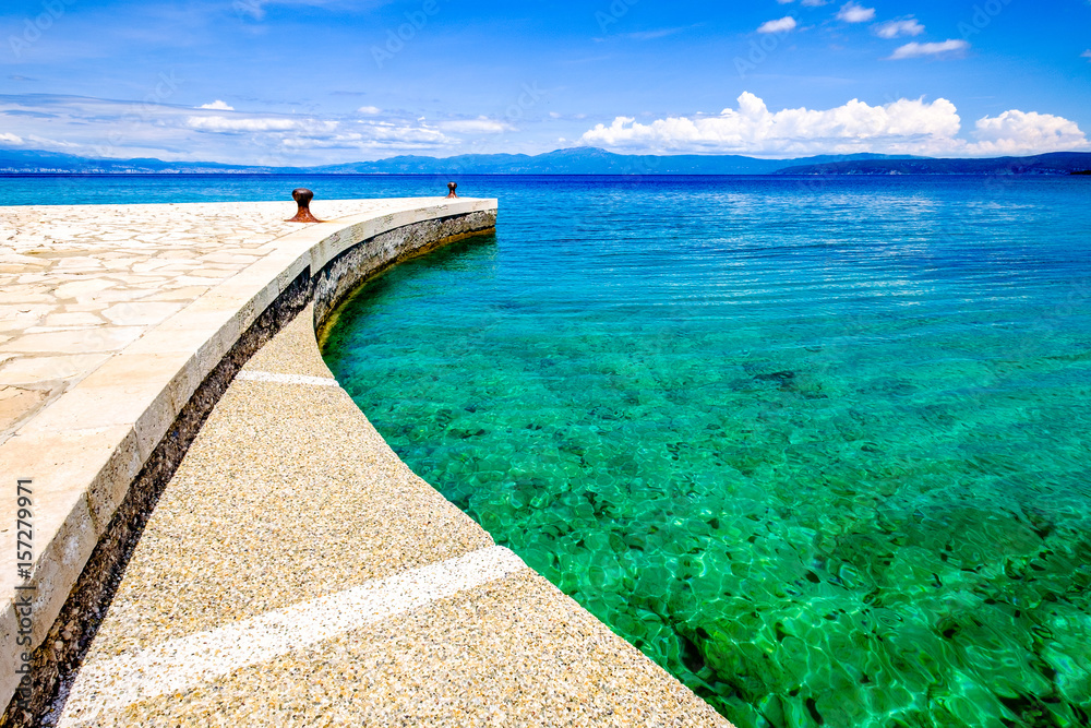 Fototapeta premium promenade in croatia