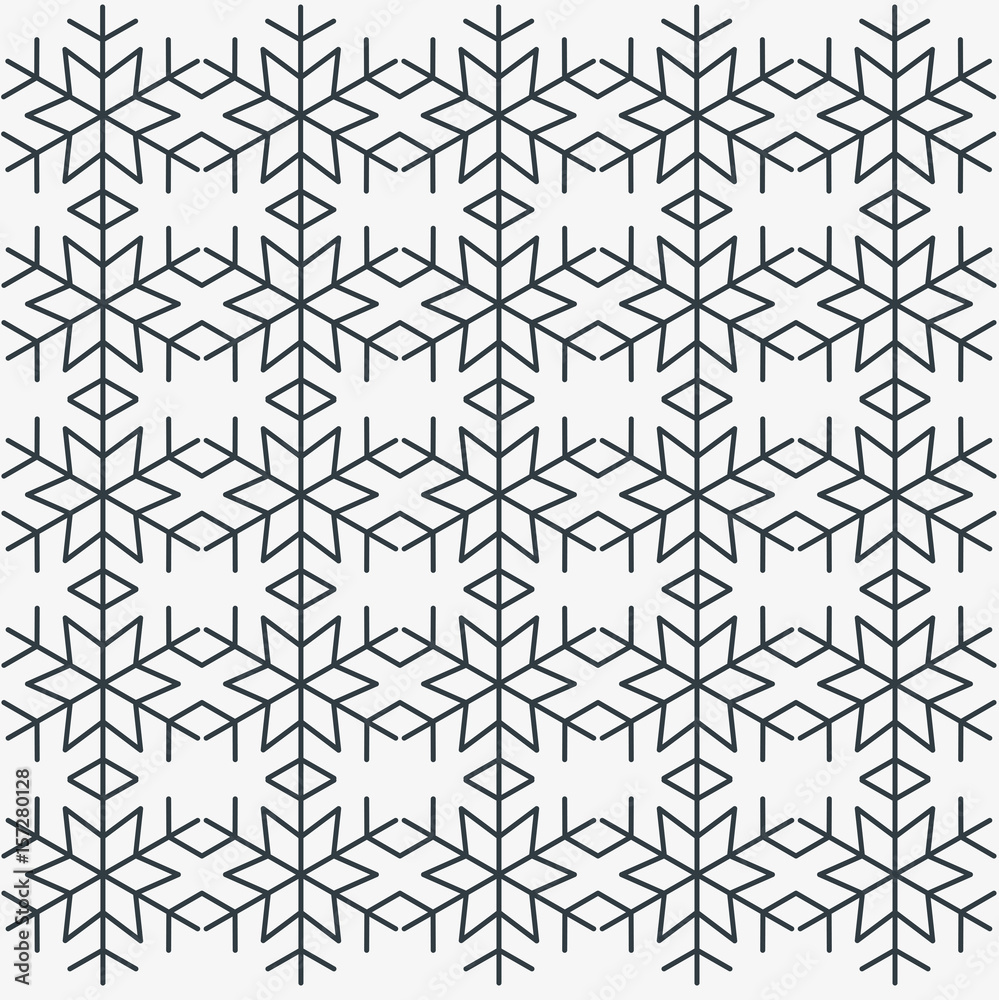 Snow icon pattern Snow icon pattern