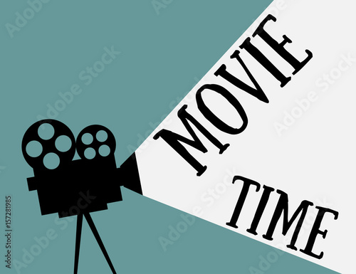 Movie time, Flat style