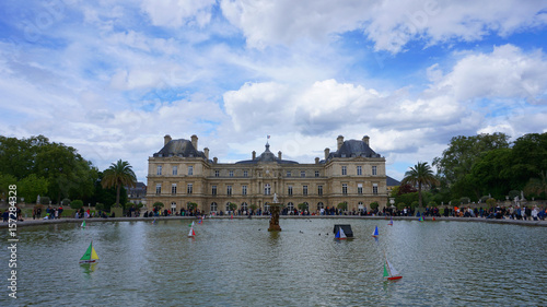 Photo of Luxemburg gardens on a spring morning, Paris, France