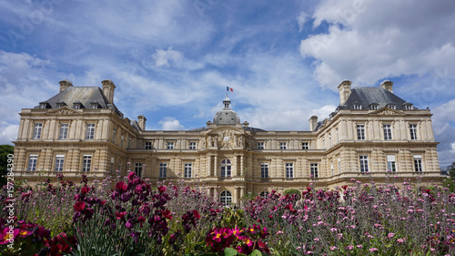 Photo of Luxemburg gardens on a spring morning, Paris, France