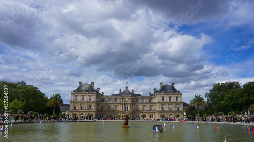 Photo of Luxemburg gardens on a spring morning, Paris, France