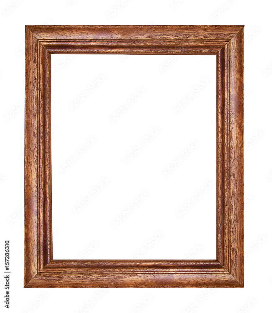 wood picture frame Isolated on white background wood picture frame Isolated on white background