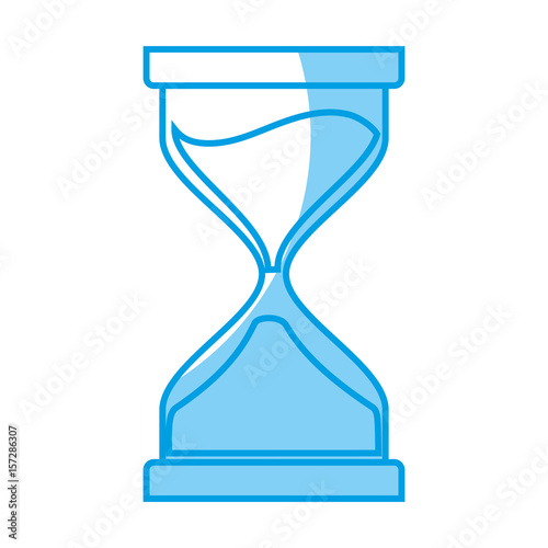 sandclock icon over white background. vector illustration