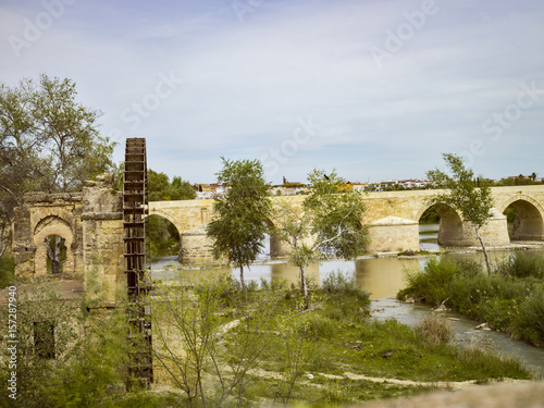The Roman Bridge of Cordoba, Andalusia, Spain.