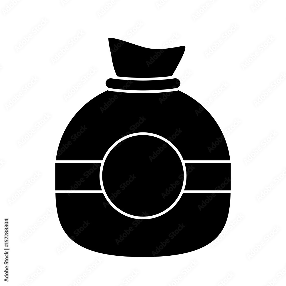 money sack icon over white background. vector illustration money sack icon over white background. vector illustration