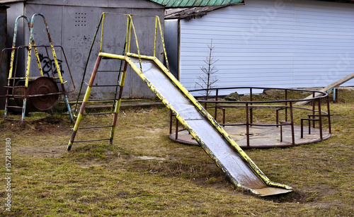 old and abandoned playground.