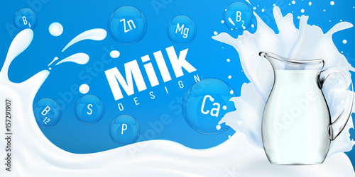 Milk design vector illustration