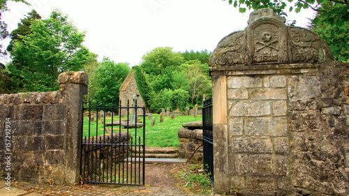 Old churchyard no longer used.