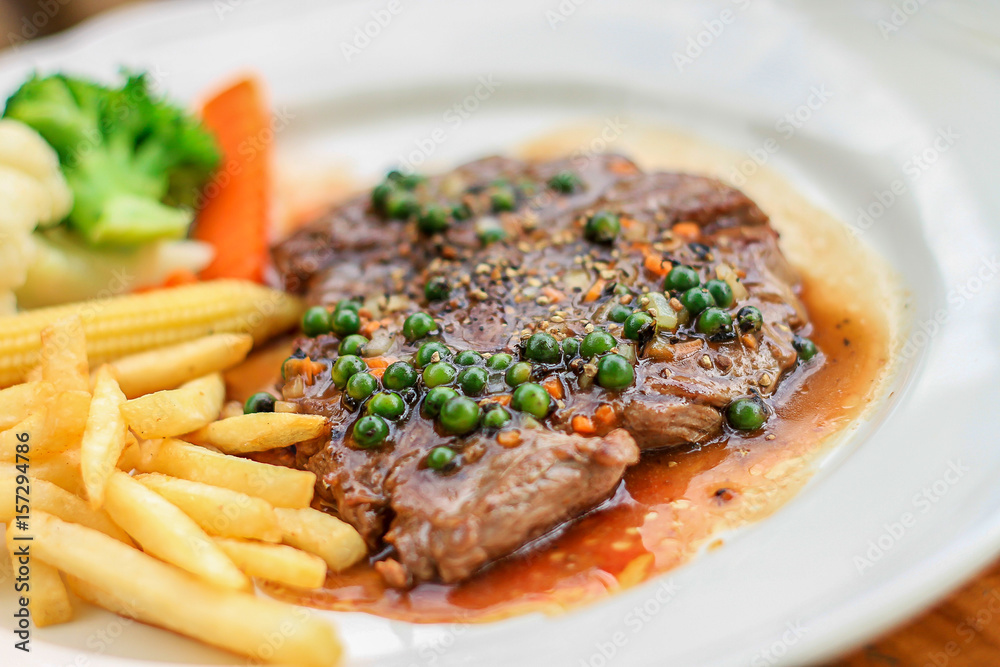 Pork chop steak / cooking pork chop steak concept Pork chop steak / cooking pork chop steak concept