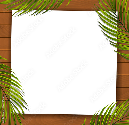 Summer Tropical Beach Background