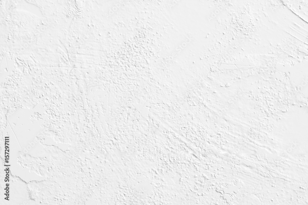 Naklejka premium White grunge plaster wall background