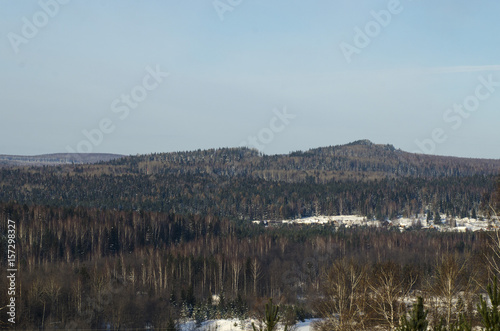 Mountains of the middle Urals, valley, landscape