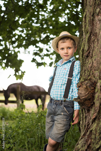 Boy with horse