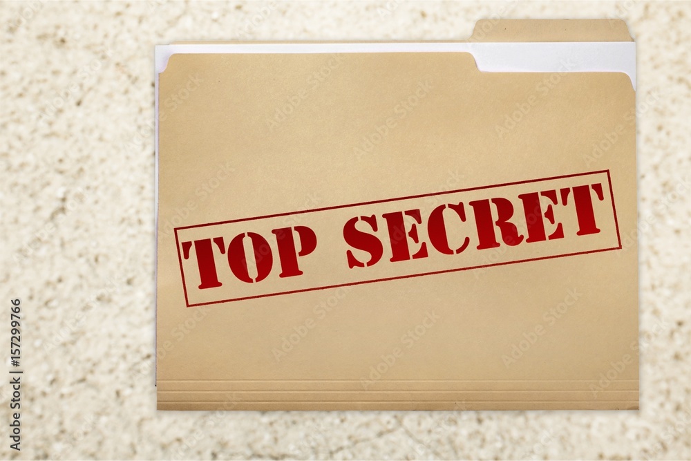 Obraz premium Top secret.