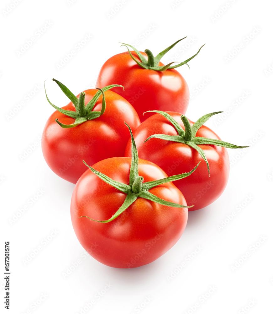 Tomatoes isolated on white background Tomatoes isolated on white background