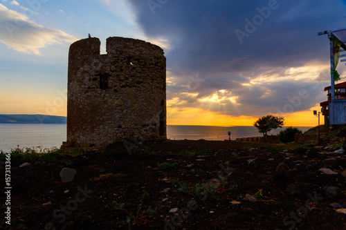 Ruins of the ancient ancient watchtower