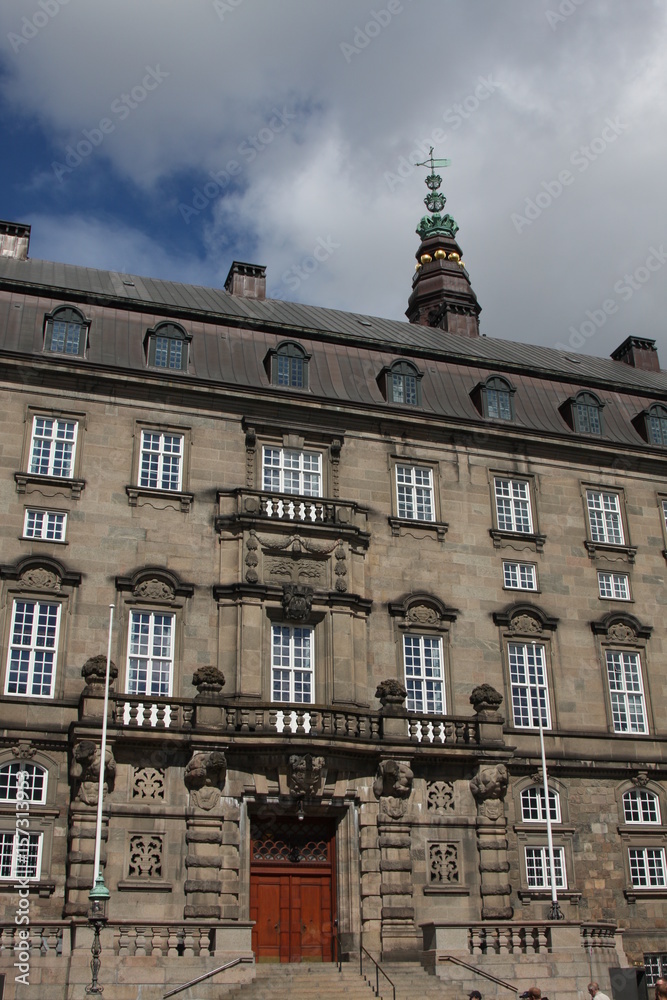 christianborg Palace in Copenhagen, Denmark