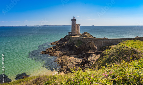 Petit Minou Lighthouse. Plougonvelin, Brittany, France