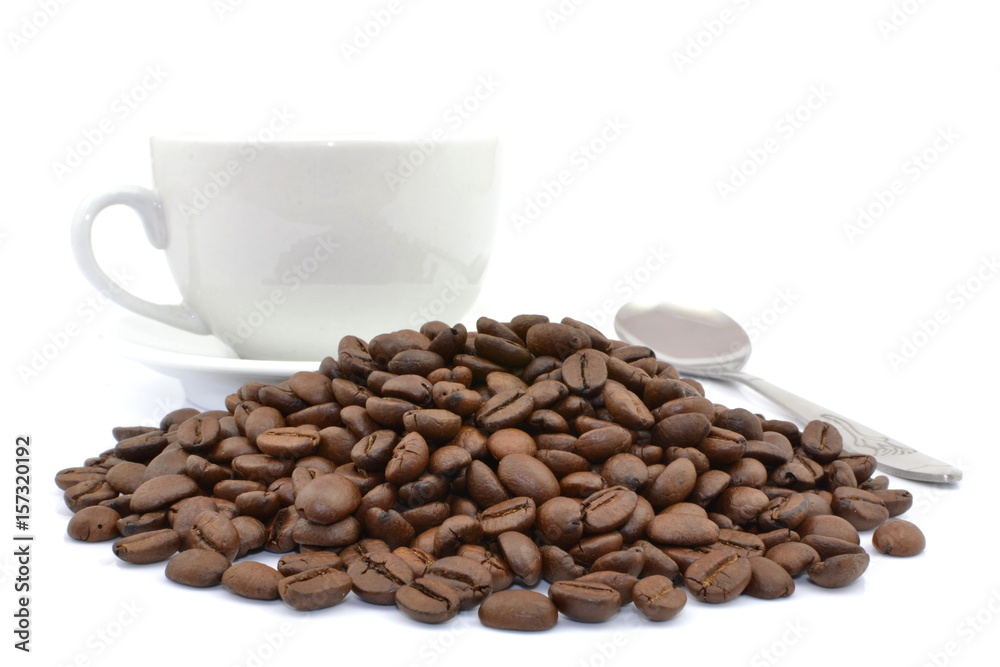 Fototapeta premium kawa z filiżanką