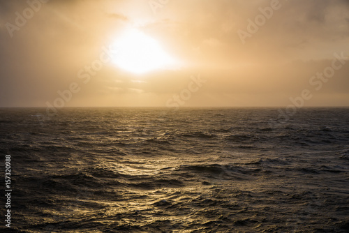 Beautiful sunset on the ocean. © icephotography