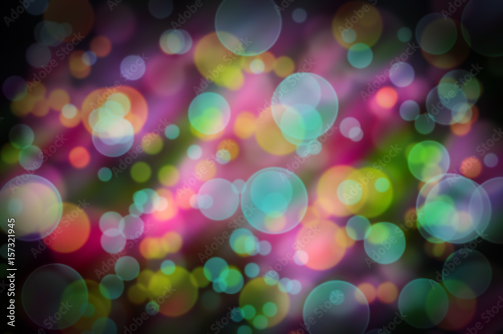 Positive abstract background with colorful bokeh.