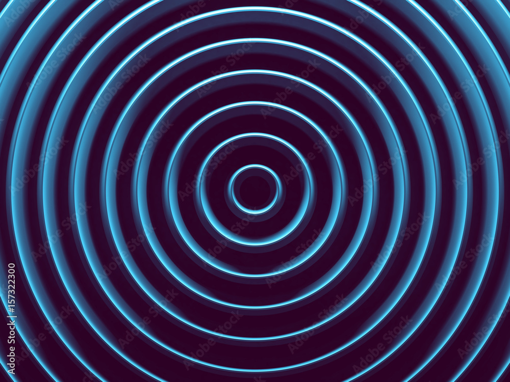 Blue radial abstract pattern for web template background, brochure cover or app. Material style. Geometric 3D illustration. Blue radial abstract pattern for web template background, brochure cover or app. Material style. Geometric 3D illustration.