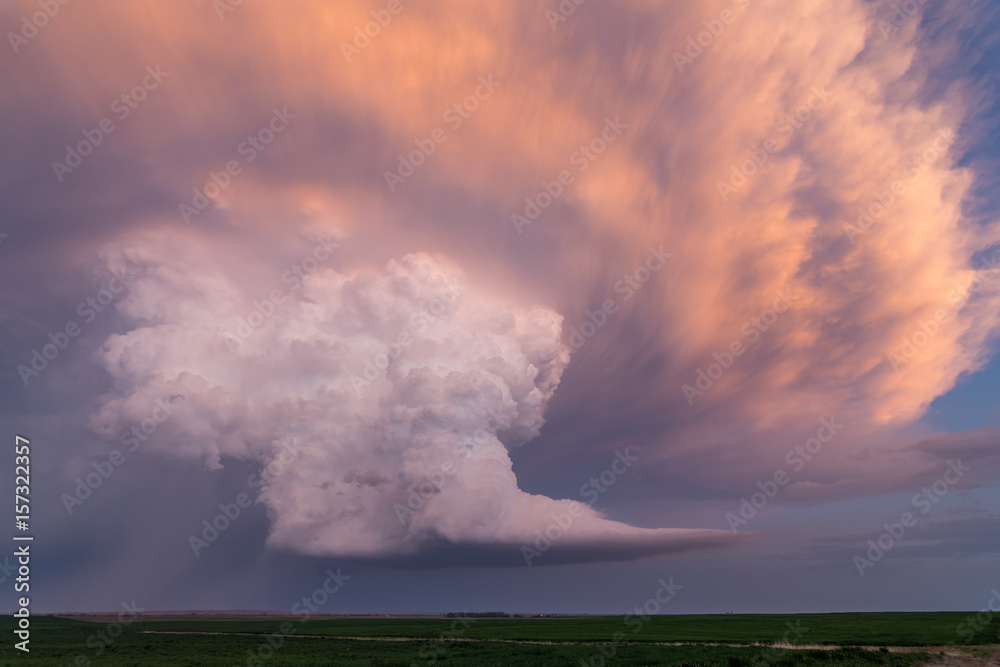 Glowing Supercell Glowing Supercell
