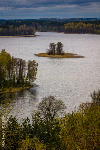 Fototapeta Naklejka Na Ścianę i Meble -  Jedzelewo lake in Stare Juchy, Masuria, Poland