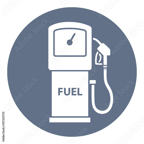 Gasoline fuel station pump icon.