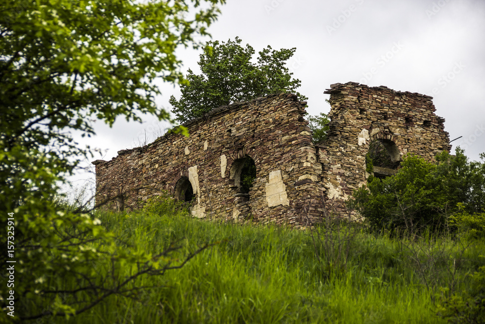 old house ruins
