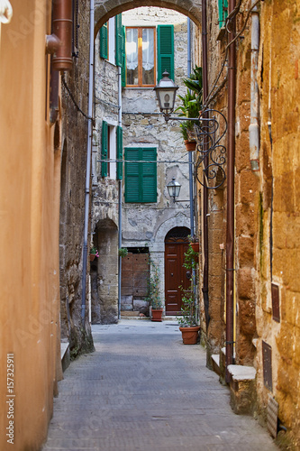 Old Tuscany town. Italy concept