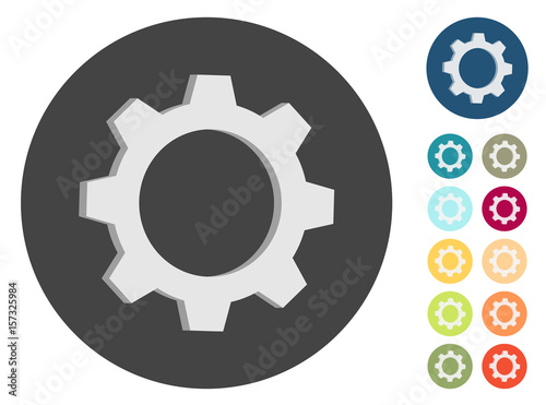 3D Icons - Zahnrad - Einstellungen