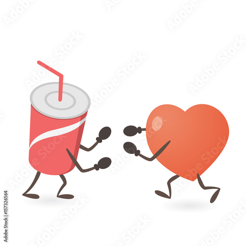 Heart and Soda Fighting 