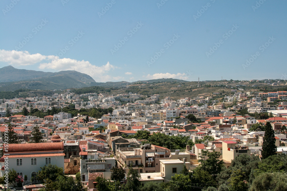 Nice view from Rethymno, Crete, Greece