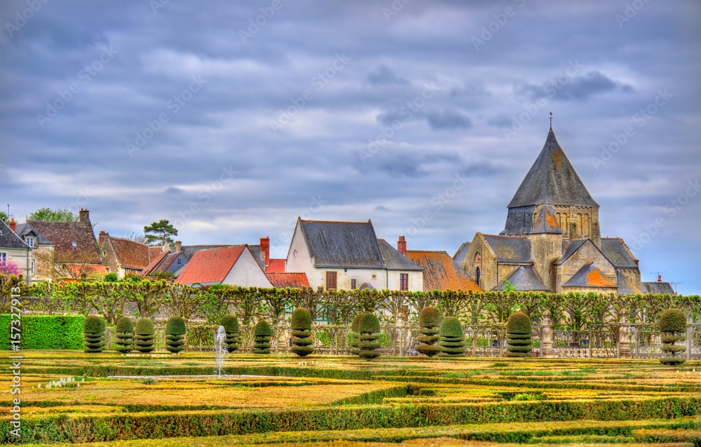 Garden of the Chateau de Villandry - the Loire Valley, France