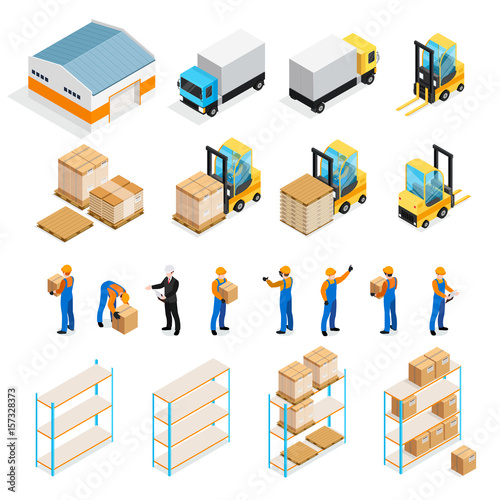 Warehouse Isometric Set