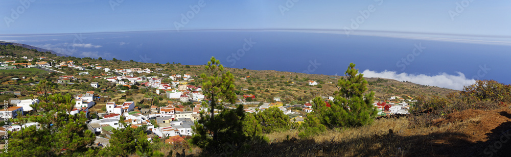The coastline of El Hierro near Tacoron. Canary Islands. Spain.