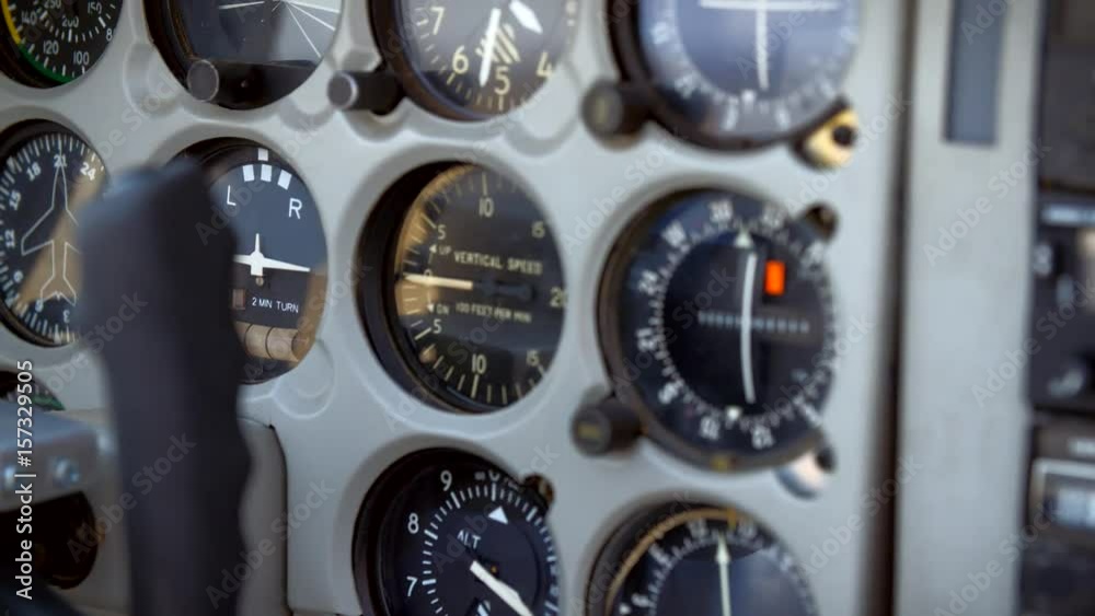 Instruments of an small airplane 3