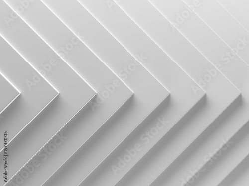 Fototapeta White geometric background texture works good for text backgrounds, website backgrounds, poster and mobile application. 3D illustration.