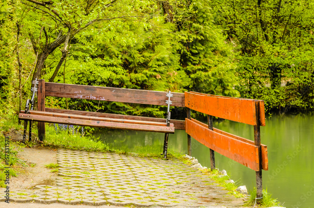 Obraz premium boiling river Mlava 