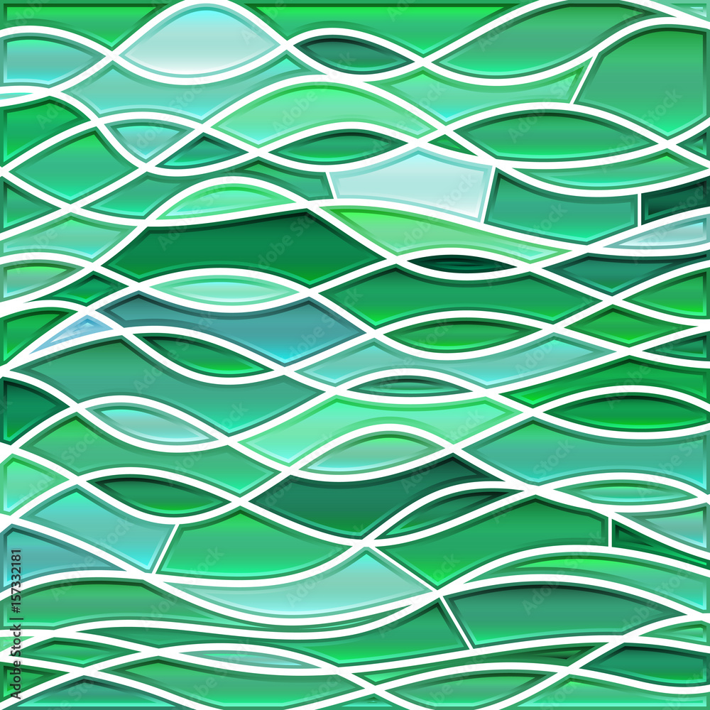 Fototapeta premium abstract vector stained-glass mosaic background