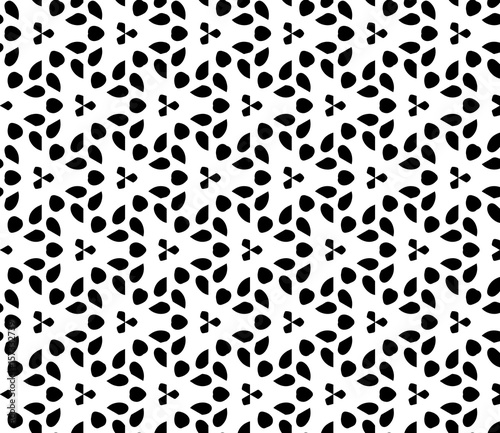 Monochrome elegant seamless pattern