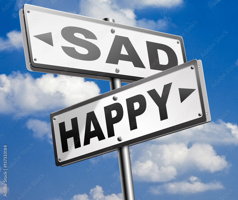 Obraz premium happy or sad