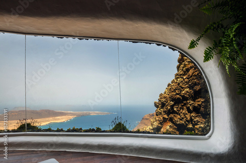 interior of the mirador del rio, Lanzarote, Spain